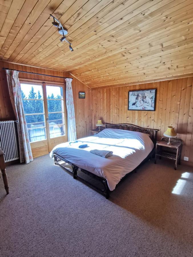 Chalet Traditionnel Avec Jacuzzi Exterieur Bex Ngoại thất bức ảnh